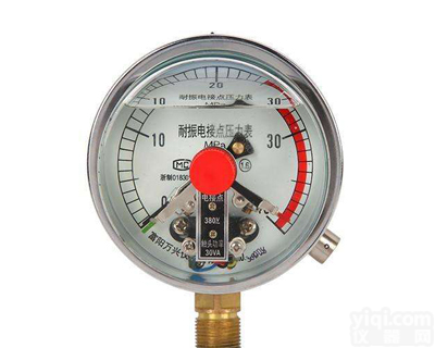 YXC-100BF  <em>不锈钢</em>电<em>接点</em><em>压力表</em>