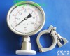 YTP-MC 全不锈钢<em>卡箍式</em>卫生型隔膜<em>压力表</em>