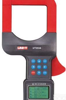 <em>UT253A</em>  <em>UT253A</em><em>大口径</em>漏电钳形<em>电流表</em>