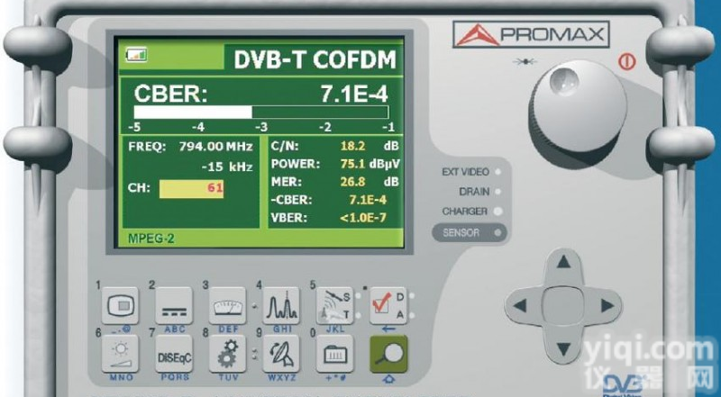 <em>PRODIG</em>-5 电视卫星<em>场强仪</em>