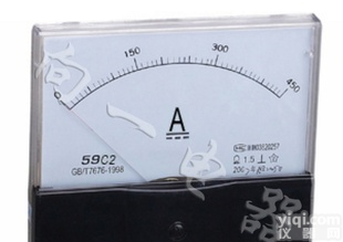 无 59C2-A指针式直流<em>电流表</em> <em>方型</em>安排测量板表