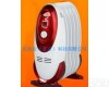 wi82276  电热<em>油汀</em> 迷你 红白 5片 500W<em>油汀</em>式<em>取暖器</em> 弧形片 温控保护 