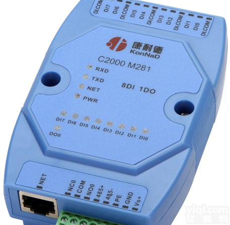 <em>C2000</em> M281 康耐德8路<em>开关</em>量<em>输入</em>转以太网