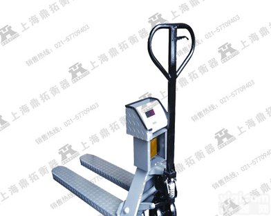 ycs <em>湖州</em>带电子秤手动叉车//3吨铲车电子<em>地牛</em>称