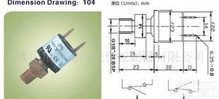  空气压力继电器、<em>油压</em><em>感应器</em>、滤清器真空压力开关