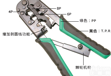 TC-CP-376TR  <em>网络</em><em>压接钳</em>/<em>多用</em><em>网络</em>钳