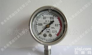  【厂批】YTN-60B不锈钢耐震<em>压力表</em>，耐振<em>压力表</em>，充油<em>抗震</em><em>压力表</em>