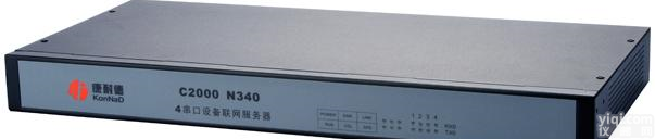 C2000 N340 康耐德<em>工业级</em>4口<em>串口</em>联网服务器
