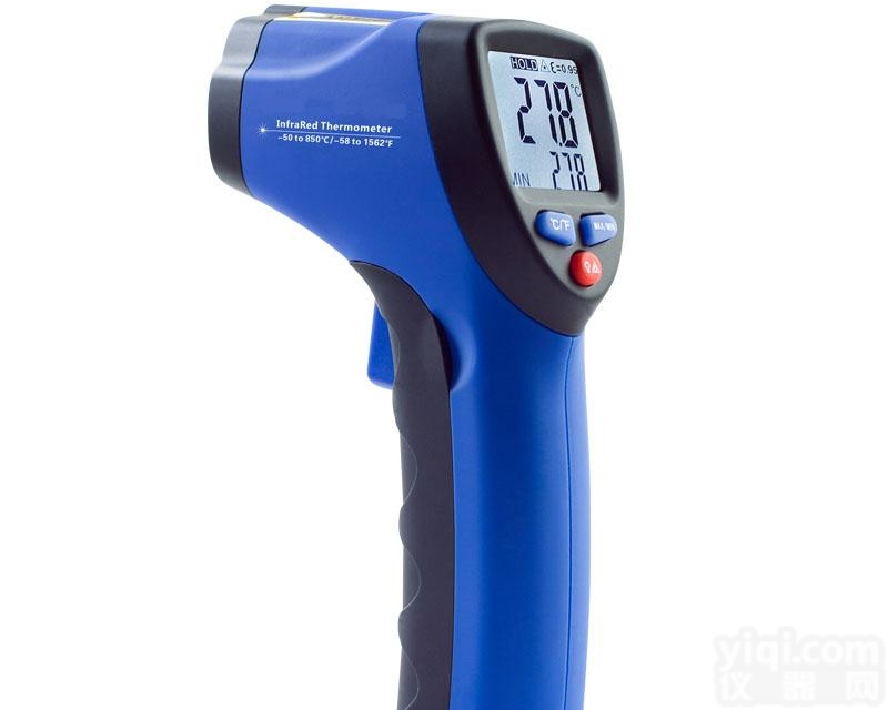 835 双显示<em>读数</em>红外<em>测温仪</em>