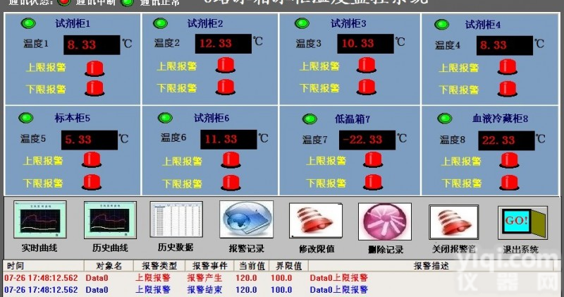 WSJX4G GSM4路冰箱<em>冷柜</em><em>温湿度</em>监控系统