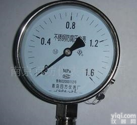  上海远东仪表厂Y-40BFz<em>不锈钢</em><em>压力表</em>(图)
