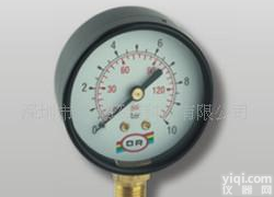  <em>阀门</em>配<em>压力表</em>，双刻度，背部，底部，径向，轴向,1/4