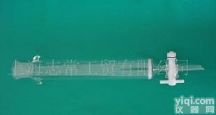  具<em>四氟</em>节门砂板<em>层析</em>柱22*300/24<em>玻璃仪器</em>实验耗材