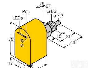 <em>图尔克</em>，FCS-G1/2A4P-LIX-H1141/D037 TURCK<em>图尔克</em>、流量开关、<em>现货</em>