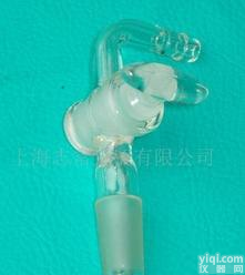  玻璃节门90度抽气<em>接头</em><em>玻璃仪器</em>实验用品