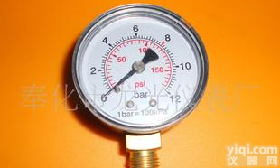  径向50MM<em>塑壳</em><em>12BAR</em><em>压力表</em>