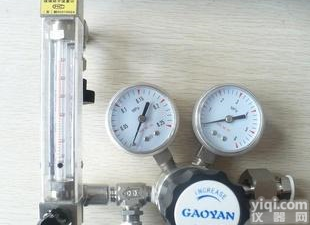  GR11LG不锈钢<em>减压器</em> 带<em>流量</em>计式氯气二氧化硫<em>减压器</em><em>减压阀</em>