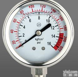  Y60耐震<em>压力表</em>、温度<em>压力表</em>、不锈钢<em>压力表</em>