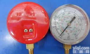  厂家Y-80mm压力表头  <em>冷媒表</em>头  R134A<em>冷媒表</em>