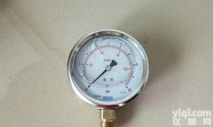  WIKA <em>压力表</em> EN837-1 0-10bar <em>现货</em> 表面100mm