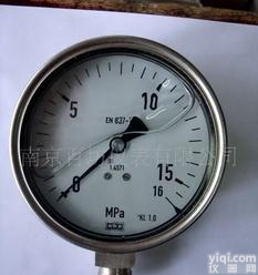  <em>武汉</em>汇通仪表电气公司EN837-1优质不锈钢耐震<em>压力表</em>(图)
