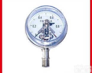 全不锈钢<em>防腐</em>耐酸型电接点<em>压力表</em>YXC-100BF<em>上海</em>江月生产厂商