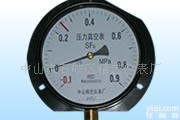  环网柜、电压柜、断路器专用<em>耐震</em>SF6<em>压力表</em> 压力真空表