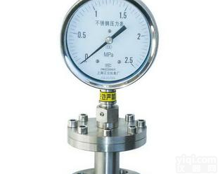  专业生产<em>工字</em>型的<em>工字</em>隔膜<em>压力表</em> 隔膜<em>压力表</em>