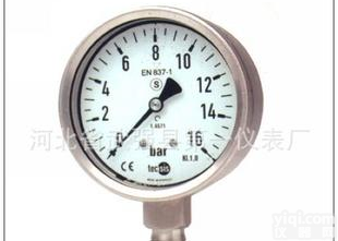  专业经销<em>高精度</em>0～16Mpa<em>不锈钢</em>耐震压力表