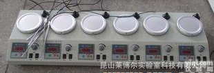  生产实验<em>化验室</em>HJ-6A型六联数显<em>温控</em>磁力搅拌器
