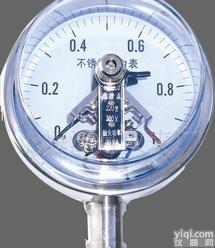  耐震电<em>接点</em>轴向带边<em>压力表</em>/不锈钢<em>压力表</em>