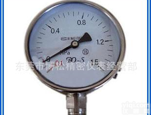  全<em>不锈钢</em>压力真空表YB-100Z<em>不锈钢</em><em>真空压力</em>表(-0.1~1.5Mpa)