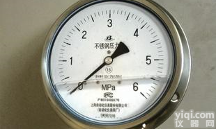  不锈钢<em>耐震</em>压力表(<em>上海</em>自动化仪表四厂)