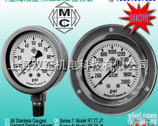  <em>美国</em><em>McDaniel</em><em>压力表</em> 充液<em>压力表</em> 不锈钢<em>压力表</em>