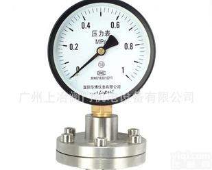  不锈钢<em>耐震</em><em>隔膜</em><em>压力表</em>/微压膜盒<em>压力表</em>/<em>隔膜</em>式真空<em>压力表</em>
