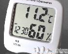 HTC-2A 衡星HTC-2A 高精度大屏幕 室内电子<em>温湿度计</em> 温度计 <em>家用</em> 闹钟