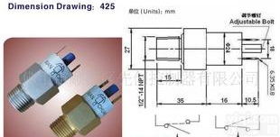  可调节<em>空压机</em>压力<em>控制器</em>、压力开关