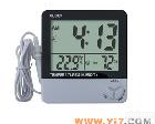  高精密HTC-1时间显示温湿度计 <em>大屏</em>幕温度计 <em>室外</em>温湿度 闹钟