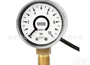  WIKA带电子压力开关的波登管<em>压力表</em>不锈钢<em>表壳</em>switchGAUGE德国