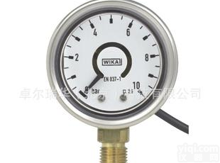  WIKA <em>不锈钢带</em>电子压力开关波登管<em>压力表</em>switchGauge PGS25进口