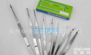  平头<em>镊子</em>（<em>敷料</em>镊）平头<em>镊子</em> 14cm 实验用品