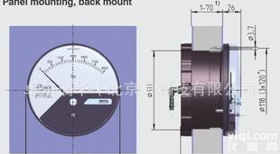  WIKA差压表，用air2guideP<em>系列</em>，用于空调<em>制冷</em>技术的低压测量