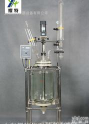  苏州，双层玻璃<em>反应釜</em>S212-30L<em>价格</em>Z低，全套现货！