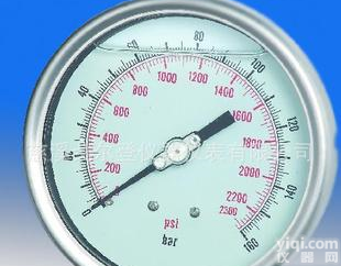  耐震压力表 <em>不锈钢</em> （Y100-ZLT）<em>高质量</em>密封型的