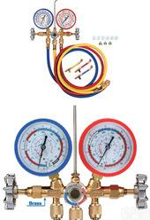  【<em>制冷配件</em>】台湾格美 雪种<em>压力表</em>组专用R22 R12 CM-536G