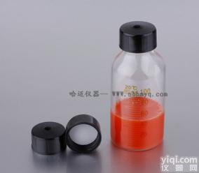  100ML透明带刻度<em>螺纹</em>口色谱顶<em>空瓶</em>