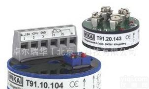  WIKA T91.10.T91.20模拟式温度<em>变送器</em>，固定<em>测量</em><em>范围</em>，卧式安装