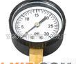  塑料外壳铜接头0-30psi<em>压力表</em>厂家直销<em>质量保证</em>