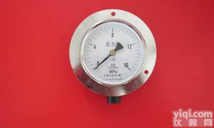  上<em>海正</em>宝<em>压力表</em>厂厂家<em>直销</em>  径向带前边普通<em>压力表</em>Y-100