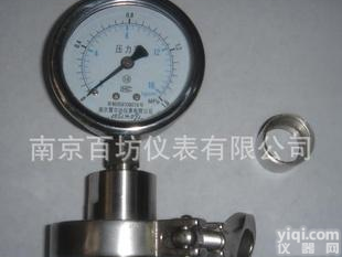  上海田林仪表厂YNTP-100不锈钢隔膜<em>耐震</em><em>压力表</em>(图)